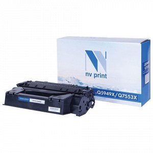 Картридж лазерный NV PRINT (NV-Q5949X/Q7553X) для HP LJ 1320tn/3390/P2014/P2015, ресурс 7000 страниц, NV-Q5949X/7553X