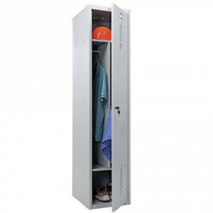 Шкаф металлический для одежды ПРАКТИК "ML/LS-11-40D", 2 отделения, 1830х400х500 мм, 23 кг, разборный, S23099403902