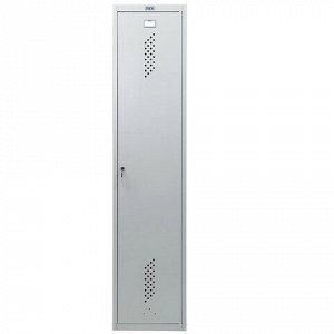 Шкаф металлический для одежды ПРАКТИК "ML/LS-11-40D", 2 отделения, 1830х400х500 мм, 23 кг, разборный, S23099403902