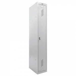Шкаф металлический для одежды BRABIX "LK 11-30", УСИЛЕННЫЙ, 1 секция, 1830х300х500 мм,18 кг, 291127, S230BR401102