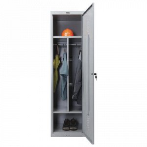 Шкаф металлический для одежды BRABIX "LK 11-50", УСИЛЕННЫЙ, 2 отделения, 1830х500х500 мм, 22 кг, 291132, S230BR404102