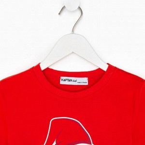 Футболка детская KAFTAN "Merry Christmas" размер 30 (98-104)