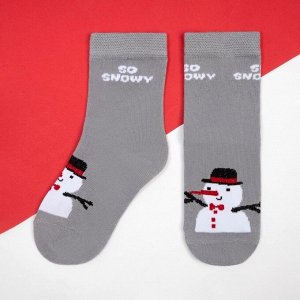 Набор детских новогодних носков KAFTAN «Дед Мороз» 3 пары 16-18