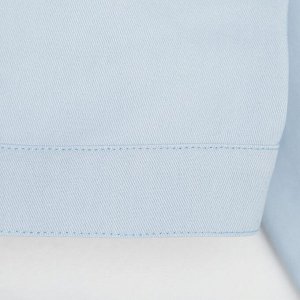 Рубашка для девочки джинсовая, укороченная KAFTAN 34 (122-128 см), цвет голубой