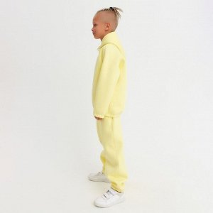 Костюм детский (худи, брюки) MINAKU: Basic Line KIDS цвет жёлтый, рост 152