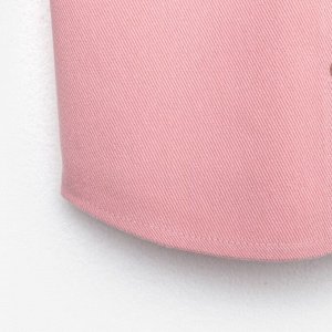Рубашка для девочки джинсовая KAFTAN 32 (110-116 см), цвет розовый