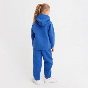 Костюм детский (худи, брюки) MINAKU: Basic Line KIDS, oversize, цвет синий, рост 164