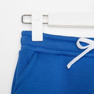 Костюм детский (худи, брюки) MINAKU: Basic Line KIDS, oversize, синий, рост