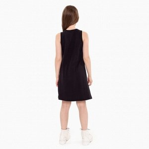 Платье для девочки, цвет чёрный, рост 140 см