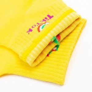 Носки детские TikTok, цвет жёлтый, (8-10 лет)