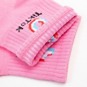 Носки детские TikTok, цвет розовый, (8-10 лет)