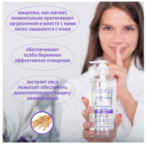 EVO laboratoires EVO Intimate Мицеллярный гель для интимной гигиены с молочной кислотой, рН 5,2, 275 мл