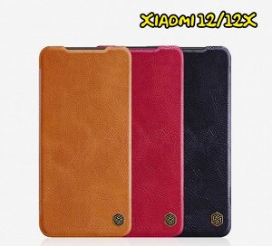 Чехол книжка Nillkin Qin Leather Case для Xiaomi 12/12X (Mi12/ Mi 12X)