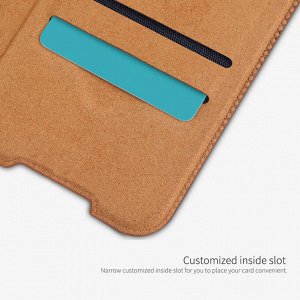 Чехол книжка Nillkin Qin Leather Case для Xiaomi 12/12X (Mi12/ Mi 12X)