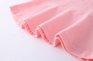 Платье для девочки, длинный рукав, принт "Холодное сердце", с капюшоном, цвет розовый