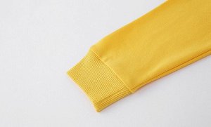 Толстовка детская, с капюшоном, принт "Черепашки Ниндзя", цвет желтый