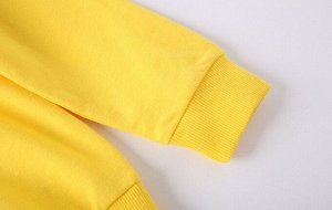 Кофта детская, принт  "Парк юрского периода", цвет желтый