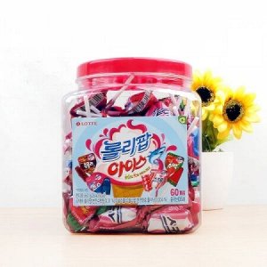 LOTTE Леденцовая карамель "Lollipop ice (candy 60)",660г