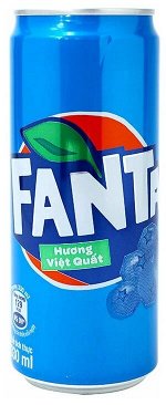 Газированный напиток Фанта / Fanta со вкусом черника (Из Вьетнама)