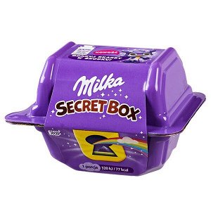 Секретный бокс с шоколадным драже и игрушкой Milka Secret Box / Милка Секрет бокс 14,4 гр