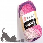 10 МОТКОВ - Пряжа YARNART Джинс Крейзи