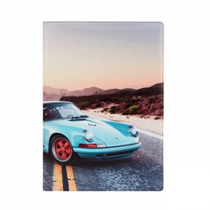 Обложка на автодокументы ""Porsche blue""