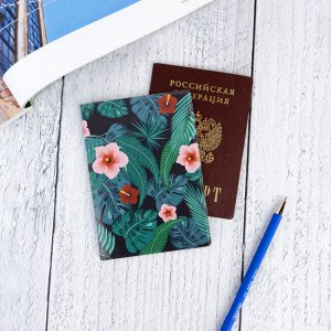Обложка для паспорта ""Дикие цветы""