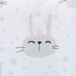 Постельное бельё Этель 1,5 сп "Funny rabbits", 143x215 см, 150x214 см, 50x70 см -1 шт, 100 % xлопок, бязь