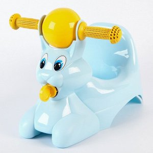 Little Angel Горшок-игрушка «Зайчик», цвет пастельно-голубой