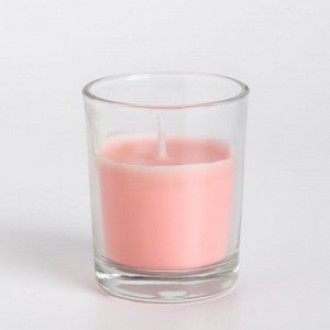 Свеча ароматическая в стакане "Нюд", 5х6 см, роза