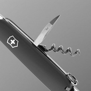 Нож перочинный VICTORINOX Spartan, 91 мм, 12 функций, чёрный
