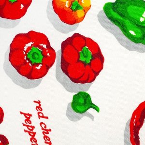 СИМА-ЛЕНД Полотенце кухонное Перчик, рогожка 26х43 см