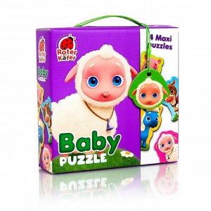 RK1210-01 Пазлы для малышей Roter K fer Baby puzzle MAXI Ферма 13 элементов