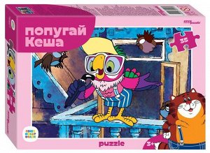 91417 Пазл STEP puzzle Попугай Кеша 35 элементов