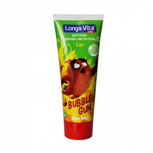 ABG-НТМ Зубная паста-гель Longa Vita Angry Birds Bubble Gum, детская 75 гр. от 3-х лет