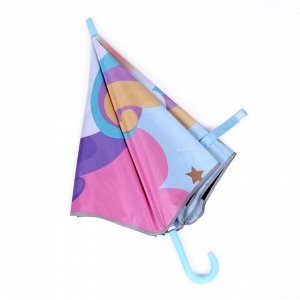 Детский зонт "Единорог" со светоотражающей лентой 4,5х8х70 см, диам. 90 см