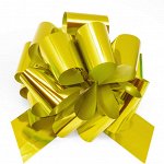 Бант-шар &quot;Классика&quot;, 5 см/d-21 см, пластик, золото металлик