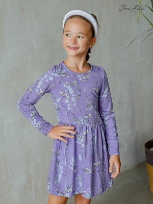 Платье Эля Маки лаванда