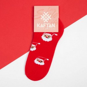 Новый год. Носки новогодние женские KAFTAN "Santa" р. 36-39 (23-25 см)