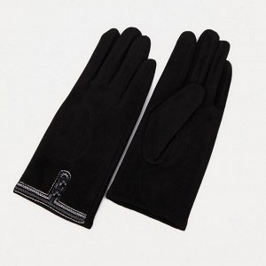 Перчатки женские, цвет чёрный, безразмерные 9020993