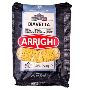 Изделия макаронные ARRIGHI Biavetta 500 г 1 уп.х 20 шт.