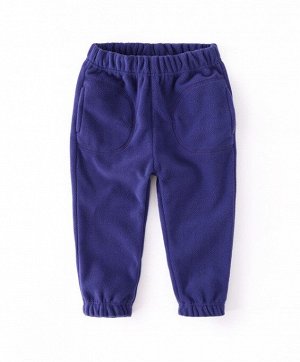 Детские брюки с карманами, цвет фиолетовый