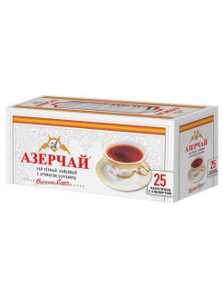 Чай Азерчай с ароматом бергамота 25пак*24  с конвертом