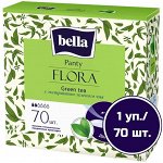 Прокладки ежедневные Bella Flora Green tea, 70 шт./уп. (с экстрактом зеленого чая)