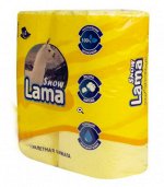 Туалетная бумага LАМA 4 рулона 2-х сл. в ассортименте