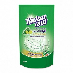 LION "Lipon" Средство для мытья посуды  500мл (мягкая упак.)  Бергамот / Таиланд