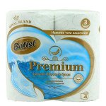 Туал. Бумага Batist 4 рул. 3-х сл. Морской бриз