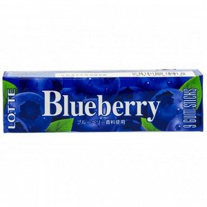 LOTTE жев.резинка "Голубика" (BLUEBERRY GUM), 31 г.