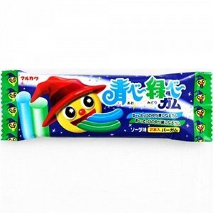 MARUKAWA Жевательная резинка, вкус прохладной соды «Синий и зелёный язык»