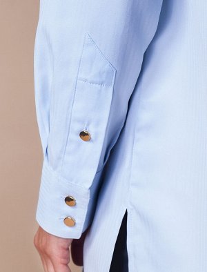Vilatte Удлиненная блузка с высокими разрезами